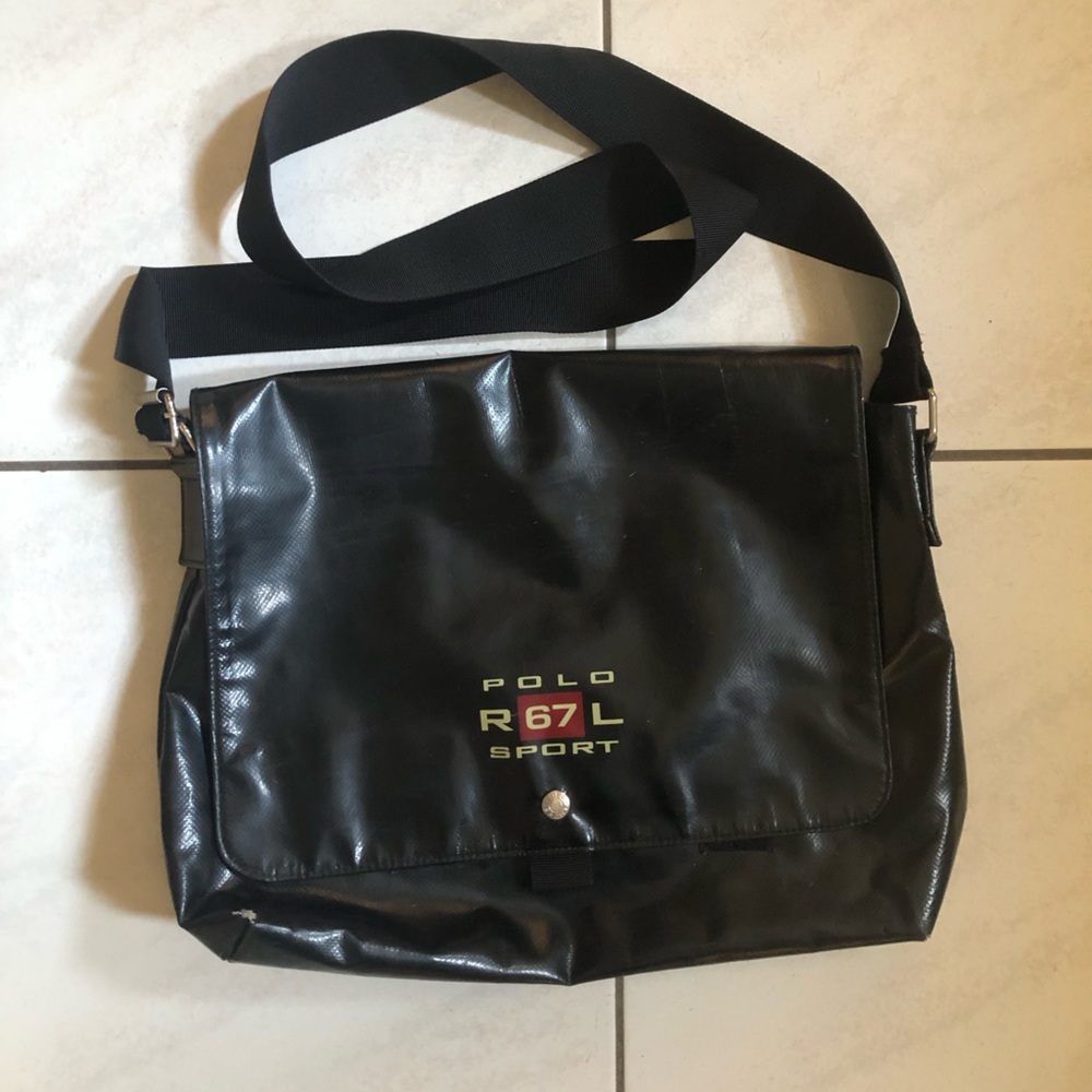 Polo Ralph Lauren vintage messenger bag. Crossbody bag.